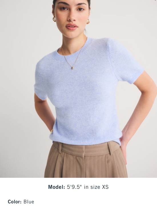 Abercrombie & Fitch Tops - BRAND NEW: Abercrombie & Fitch Short Sleeve Crewneck Top - Light Blue size: M